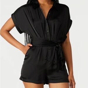 NWT Steve Madden Black Tori Romper